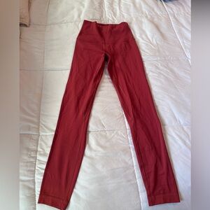 Lululemon size 2 Red legging